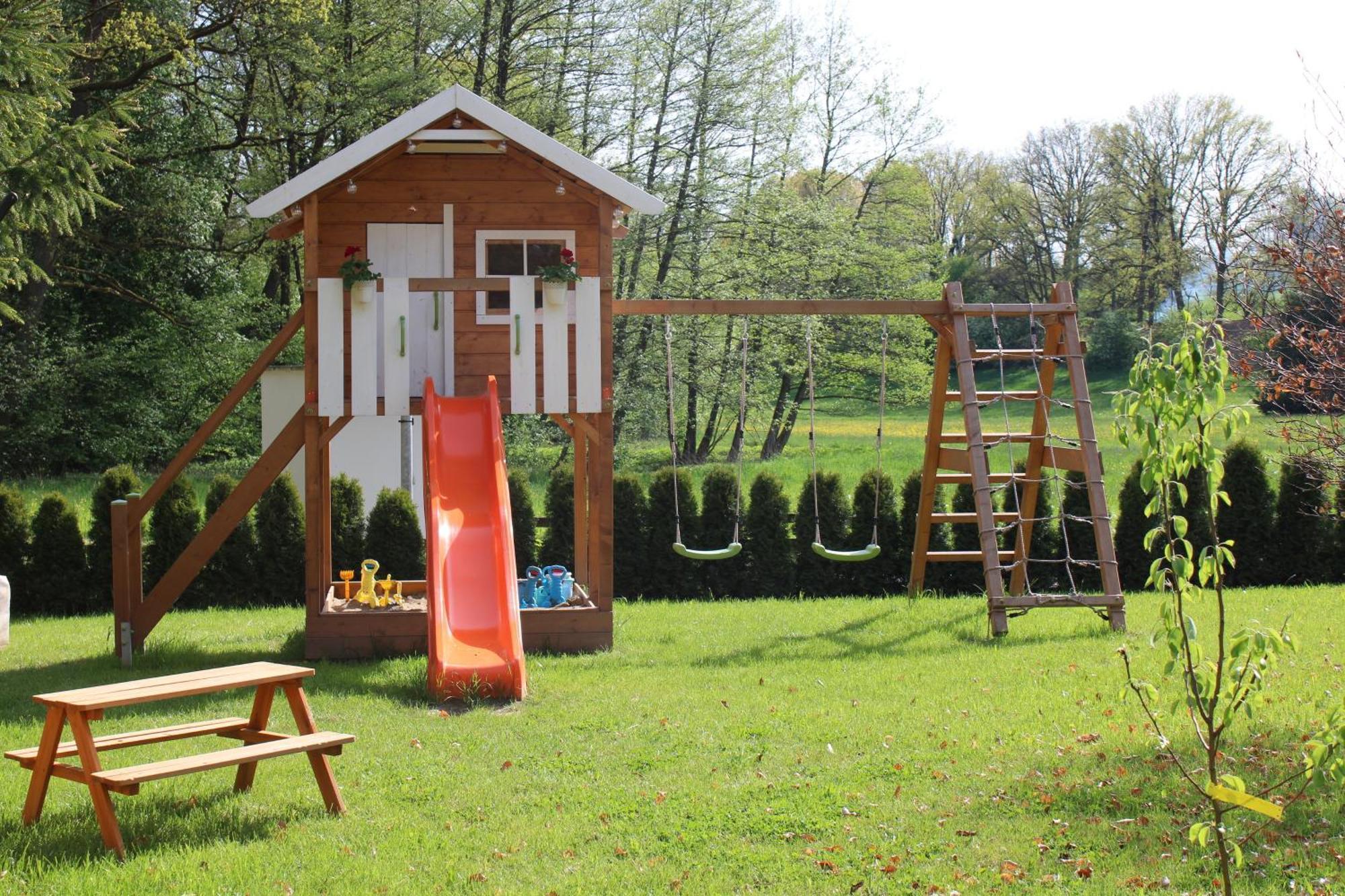 Ferienhaus Am Muehlteich Appartement Lindenberg  Buitenkant foto