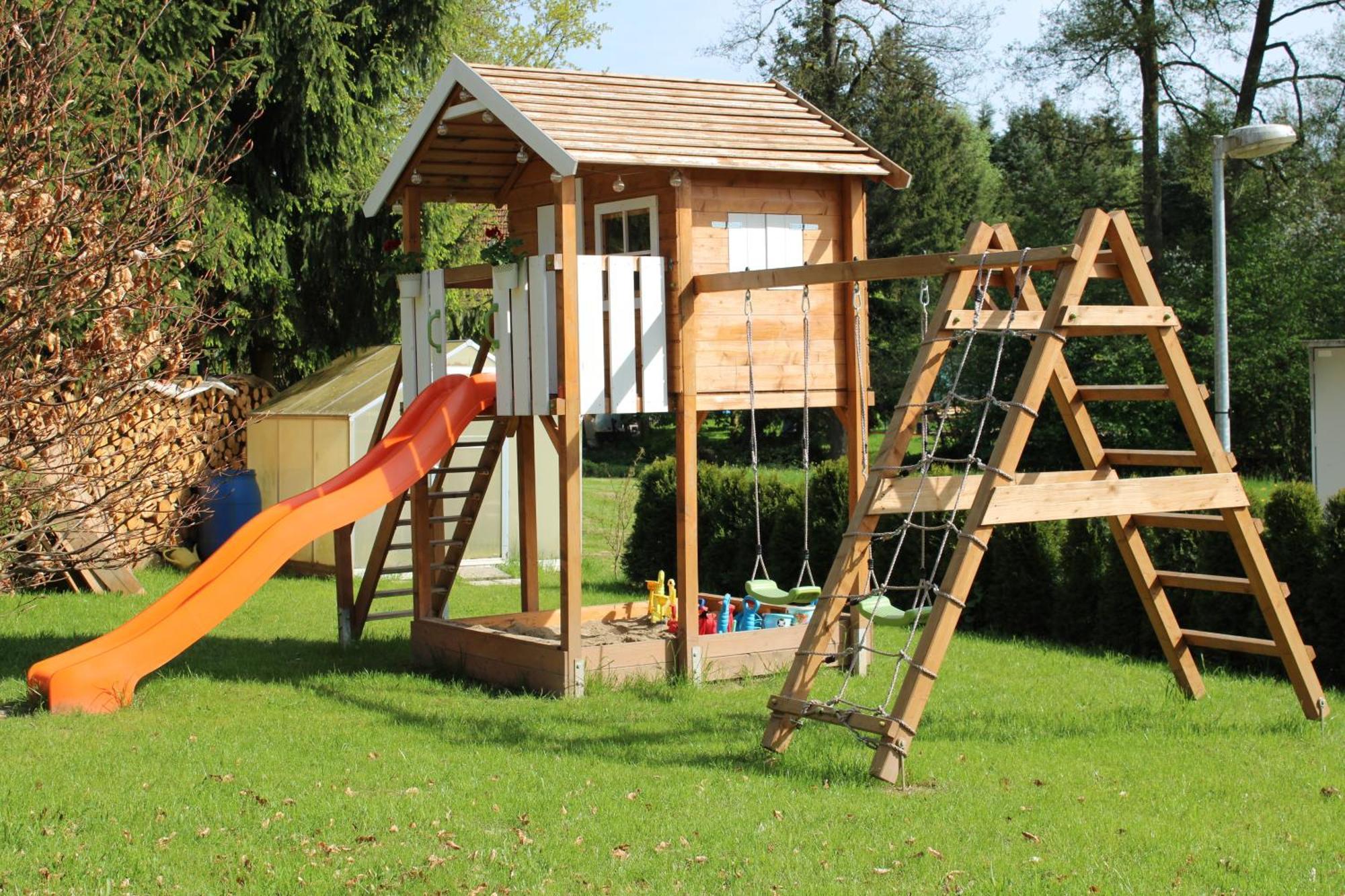 Ferienhaus Am Muehlteich Appartement Lindenberg  Buitenkant foto