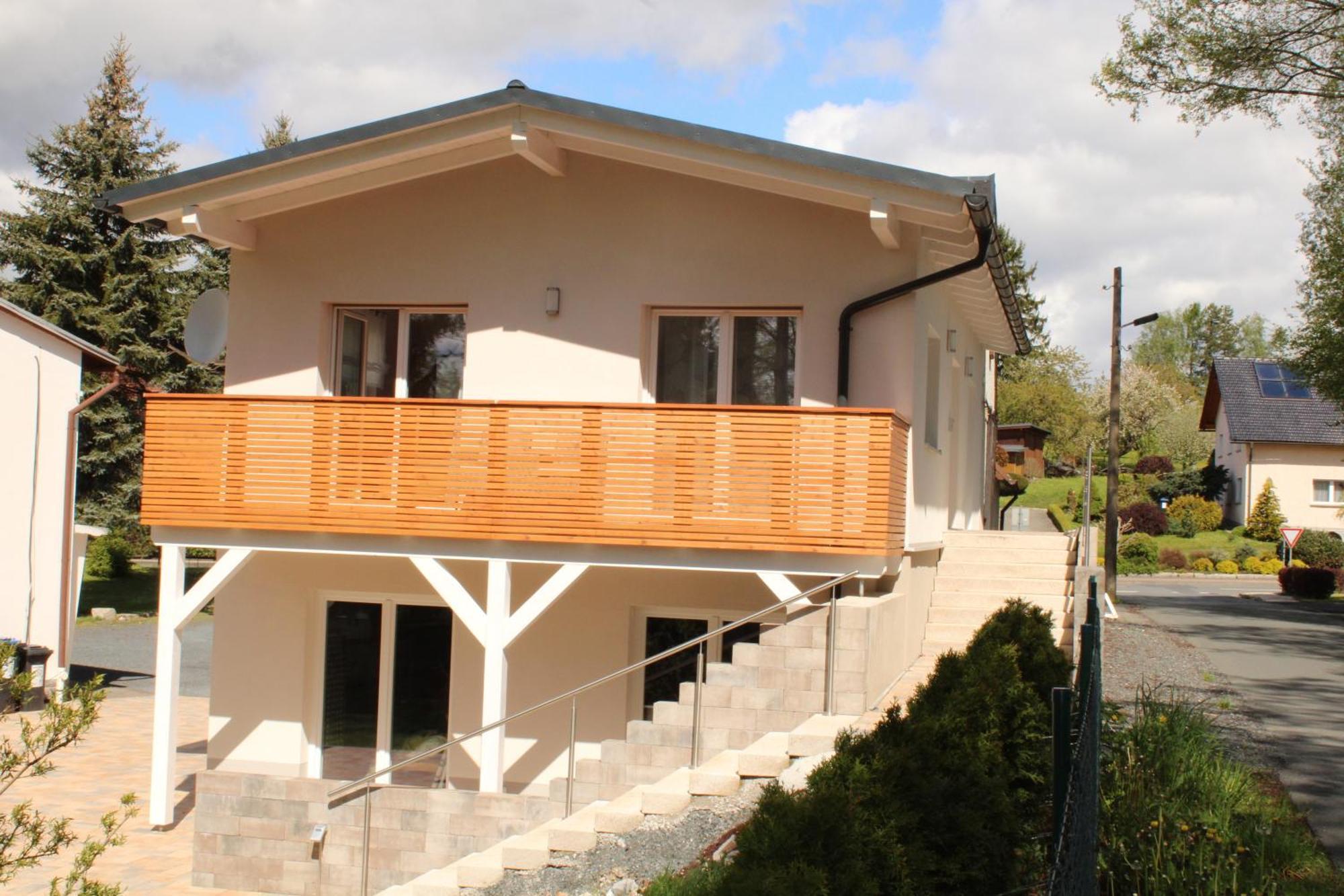 Ferienhaus Am Muehlteich Appartement Lindenberg  Buitenkant foto