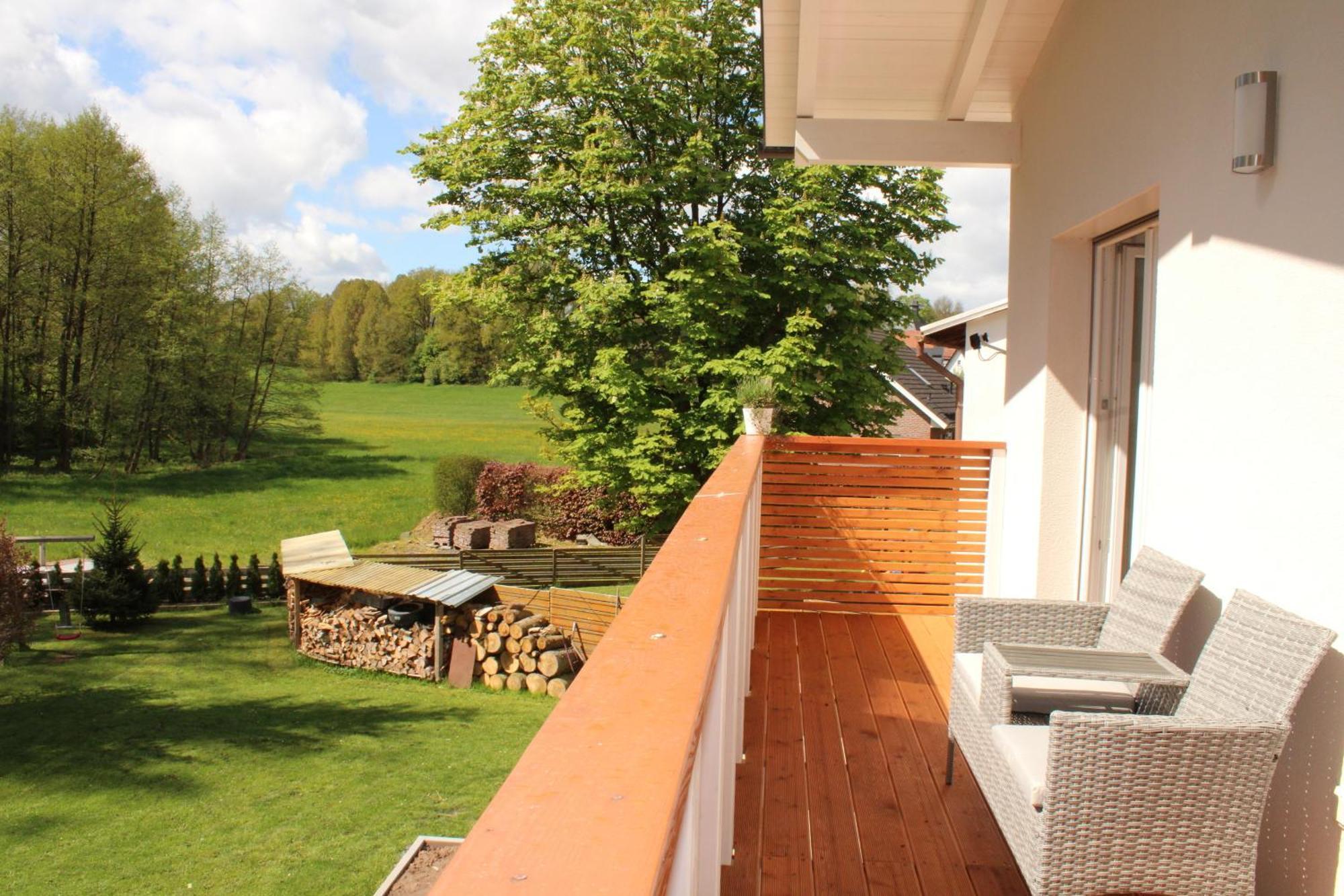 Ferienhaus Am Muehlteich Appartement Lindenberg  Buitenkant foto